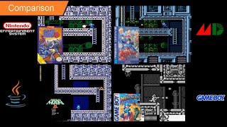 Megaman 3 NES vs Genesis vs Java ME vs GB comparison