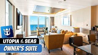 Utopia of the Seas  Owners Suite Full Walkthrough Tour  Royal Caribbean  2024  4K