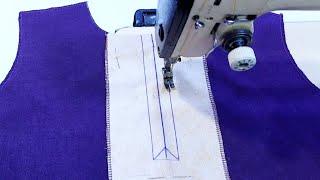 Sewing Technique for Beginners How to Make Perfect Placket. an easiest way. Like DIY