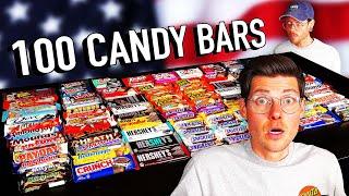 THE 100 AMERICAN CANDY BARS CHALLENGE  24000 Calories