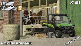 Breading HORSES and feeding ANIMALS with @kedex  Hof Bergmann  Farming Simulator 19  Episode 22