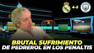 El SUFRIMIENTO de JOSEP PEDREROL en la TANDA de PENALTIS  Chiringuito Inside