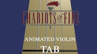 Chariots of Fire Theme - Animated Violin Tab