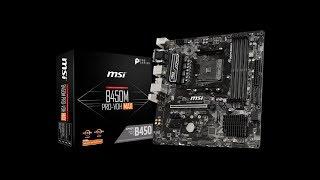 MSI B450M PRO-VDH MAX Motherboard Unboxing and Overview