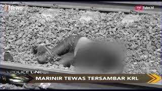 Terobos Palang Pintu 2 Anggota TNI Tewas Tertabrak Kereta di Pasar Minggu - Police Line 1104