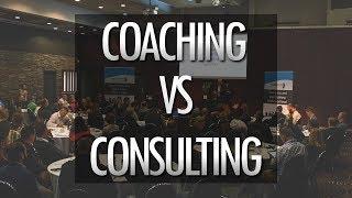 The difference between a Business Coach and a Business Consultant