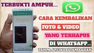 Cara Mengembalikan Foto & Video Yang Terhapus Di WhatsApp Tanpa Aplikasi Tambahan @jeftutor3845