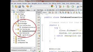 How to create a common database class in java Project Netbeans