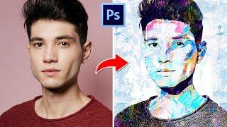 TUTORIAL ABSTRACT PAINTING EFFECT DI ADOBE PHOTOSHOP