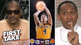 FIRST TAKE  Hes already ROTY - Snoop Dogg on Dalton Knecht scores 35 Pts Lakers beat Suns in OT