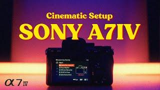 SONY A7IV SETUP - All Cinematic Video Settings & Functions