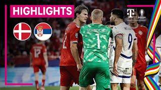 Dänemark - Serbien Highlights  UEFA EURO 2024 Gruppenphase  MAGENTA TV