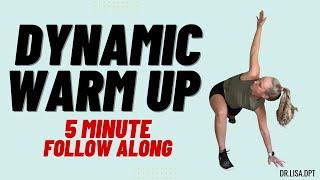 BEST 5 Minute Dynamic Warm Up for Runners for tight hips