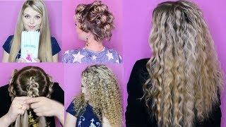 5 Способов КАК СДЕЛАТЬ КУДРИ БЕЗ ПЛОЙКИ И БИГУДИ  5 HEATLESS CURLS TUTORIAL