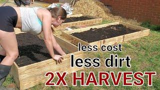 Save Money AND Double Your Garden Raised Beds Lasagna Layers