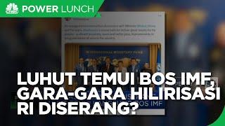 Hilirisasi RI Sempat Diserang Luhut Temui Langsung Bos IMF