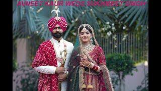 AVNEET KAUR WEDS SUKHMEET SINGH BEST WEDDING HIGHLIGHT BY AMAN PHOTO STUDIO TARAGARH 9872672926