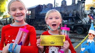 Riding the Polar Express in Real Life Elf on the Shelf Day 23