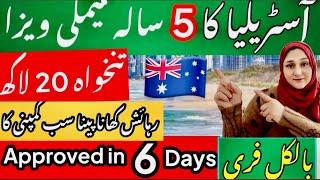 Australia  Work Permit Visa 2024  How to apply family Work Permit Australiafree visa2232024