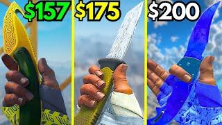 CHEAPEST KNIFE & GLOVE COMBOS Under $200 CS2 CHEAP KNIFE + GLOVES COMBO 2024