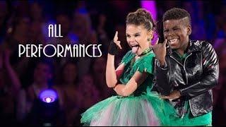 Ariana Greenblatt & Artyon Celestine  Dancing With The Stars Juniors - DWTS 2018  ALL PERFORMANCES