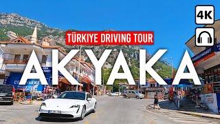 AKYAKA Turkey  4K Driving Tour Through Muğlas Beach Paradise