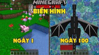 MÌNH SINH TỒN 100 NGÀY TRONG MINECRAFT SIÊU KHÓ BIẾN HÌNH 