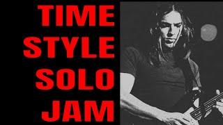 Time Jam  Pink Floyd Style Guitar Backing Track F# Minor