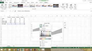 Presenting Data-Showing Variability-Area Chart