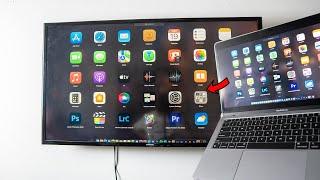 How to Connect MacBook Screen to TV or Monitor Wirelessly Free No WIFI No Apple TV 2023