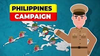 The Philippines Campaign US vs Japan - A Pacific War in World War II