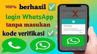 cara login WhatsApp tanpa kode verifikasi 