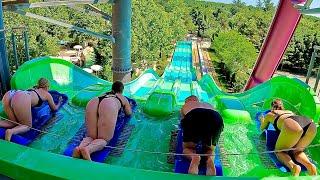 Waterslides at Aquapark Aquamania in Albena Bulgaria