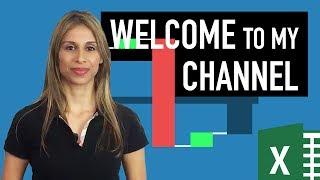 Welcome to my Advanced Excel YouTube Channel