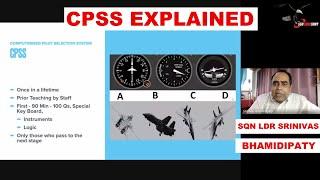 How To Clear The CPSS & Become A Flying Officer by Sqn Ldr Srinivas Bhamidipaty  Crack AFSB