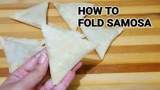 How to Fold Samosa Perfectly  Easy Way Ramadan Special by YES I CAN COOK