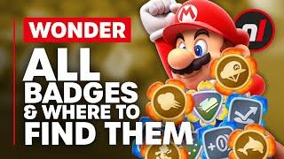 ALL Badges in Super Mario Bros. Wonder... and How to Find Them