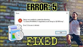 #Setup was unable to create the directory  #Software installation Failed  #Fixed 