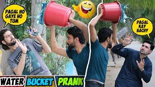Throwing Fake Water With Buckets Is Prank On public