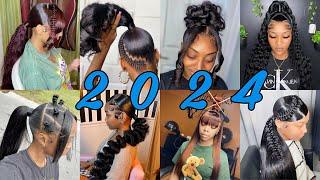 2024 New & Latest Ponytail Hairstyles For Black Women With Different Face Shapes & Hair Textures