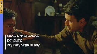 Manoj Bajpayee  The Diaries of Major Suraj Singh  1971 Clips