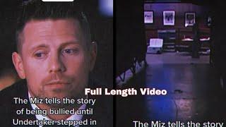 Miz talks about Backstage Bulling  Undertaker Saved Him  Backstage WWE Dark Stories 