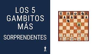 Los 5 gambitos más sorprendentes