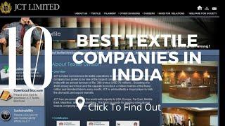 Top 10 Best Textile Companies In India