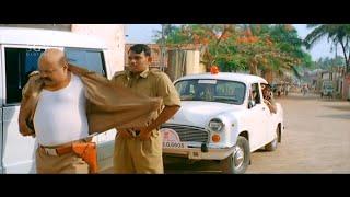 Police Officers Removing Uniforms Before Entering Ambarish House  Veera Parampare Kannada Movie