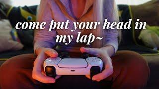 Falling Asleep on Your Gamer Girlfriend  𝘼𝙪𝙙𝙞𝙤 𝙍𝙤𝙡𝙚𝙥𝙡𝙖𝙮 Comfort Fluff Controller Sounds