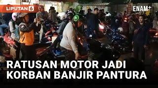 Termasuk Milik Pemudik Ratusan Motor Mogok Saat Melintasi Banjir di Jalur Pantura Bekasi  Liputan6