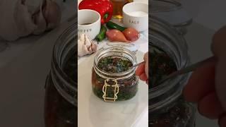 Auténtica Salsa Chimichurri Argentina Casera #chimichurri #recetasfaciles #salsaverde