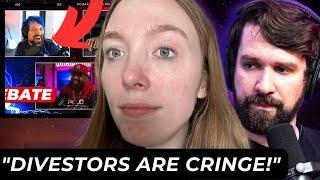 Nogs Mad at  @JustPearlyThings   Who Laughed @ Slavery +  @destiny   Calls Divestors “Cringe”