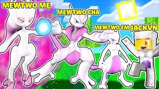 JACK EM BÉ ĐƯỢC GIA ĐÌNH POKEMON MEWTWO NHẬN NUÔI TRONG MINECRAFT*NẾU GIA ĐÌNH MEWTWO CÓ CUỘC SỐNG